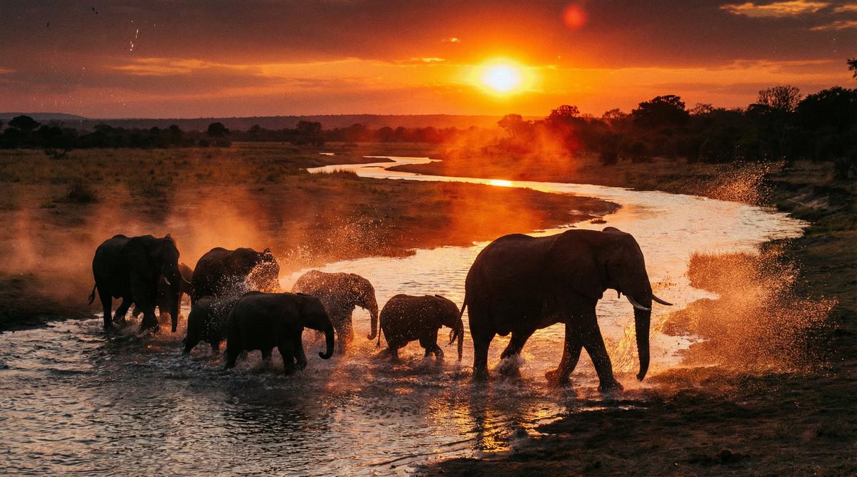 蜜桃传媒非洲象群视频